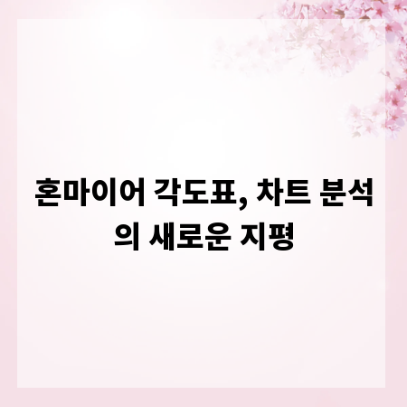 혼마이어 각도표, 차트 분석의 새로운 지평